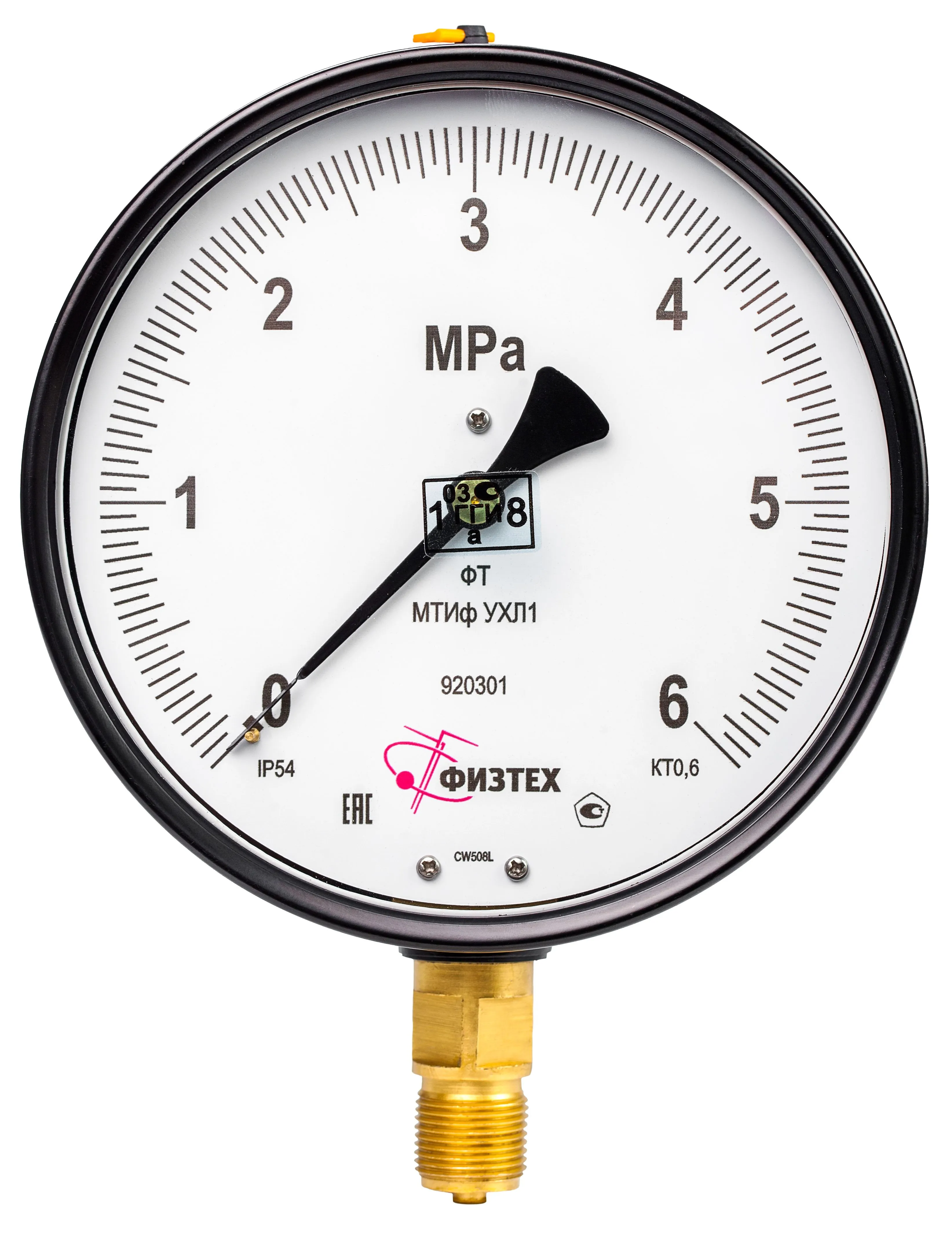 Вакуумметры, мановакуумметры, манометры точных измерений ВТИф, МВТИф, МТИф УХЛ1 Без корр."0"