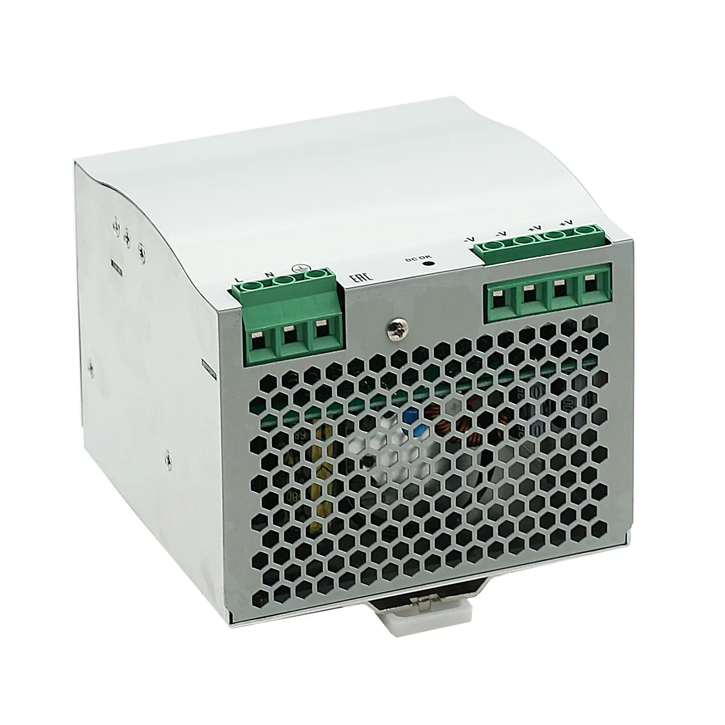 Источник питания INNOCONT на DIN-рейку, -10 +50С, IP20, вход: 220VAC, 4.5А, выход: 400W, 24VDC, 16.5A, типы защиты: КЗ, перегрузка, перенапряжение SB-D-400-24