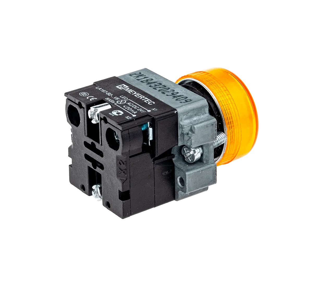 Сигнальная лампа желтый, 24V AC/DC