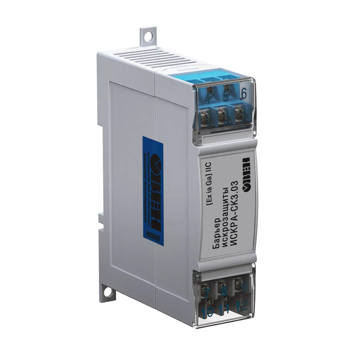 ИСКРА пассивный барьер искрозащиты Ex ia