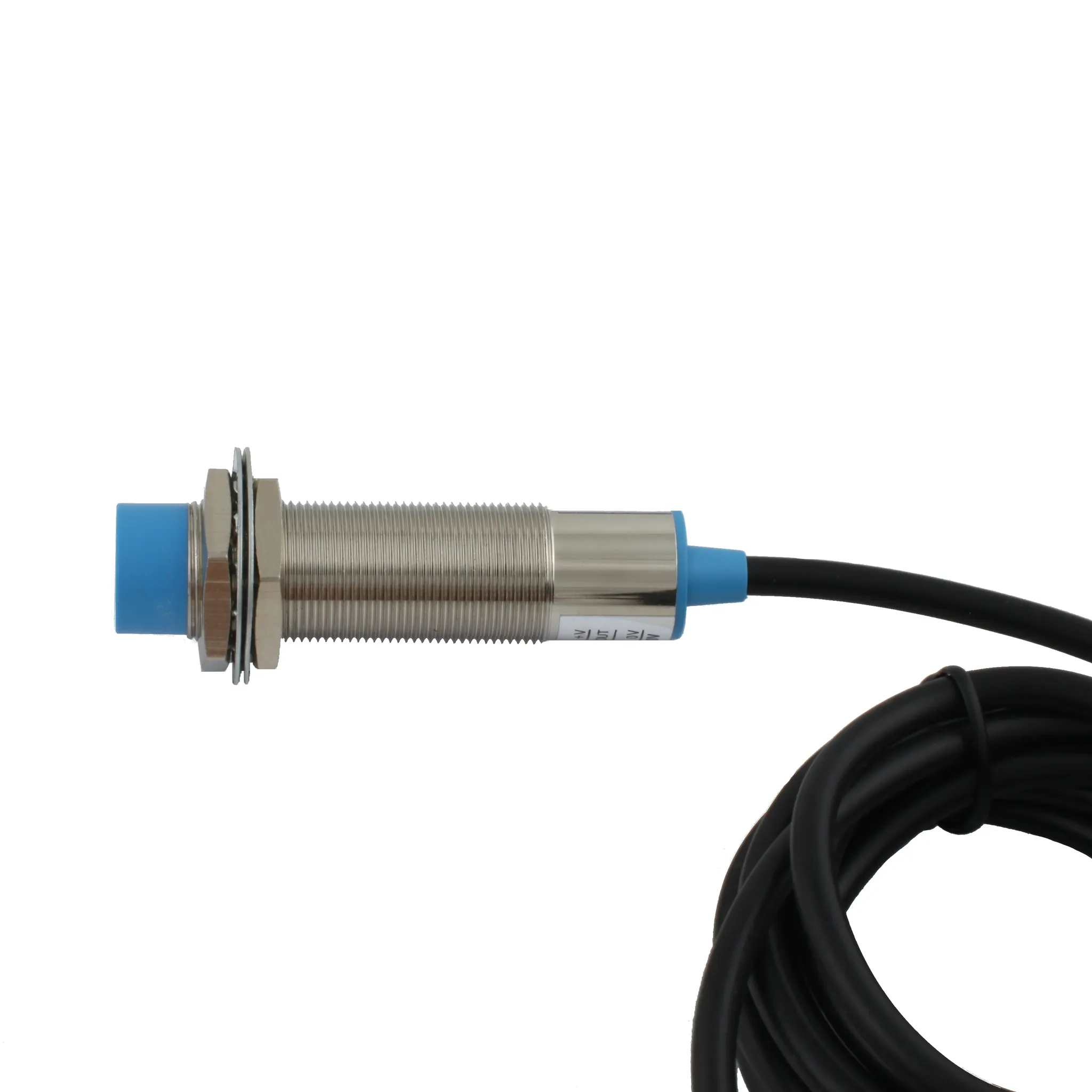 INNOCONT Индуктивный датчик, M12x1, L=61 мм, неэкранированный, зона срабатывания 4 мм, -25 +60 С, 12…24 VDC, IP65, выход: NPN NO, макс. ток 200 мА, кабель 2 м SL-12N4C