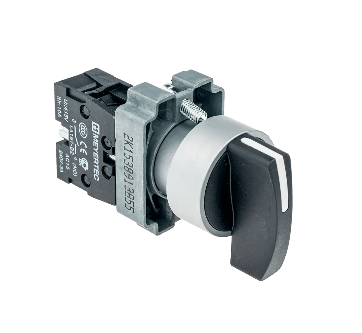 Переключатель длинная ручка, 2 положения, 1NO, с фиксацией