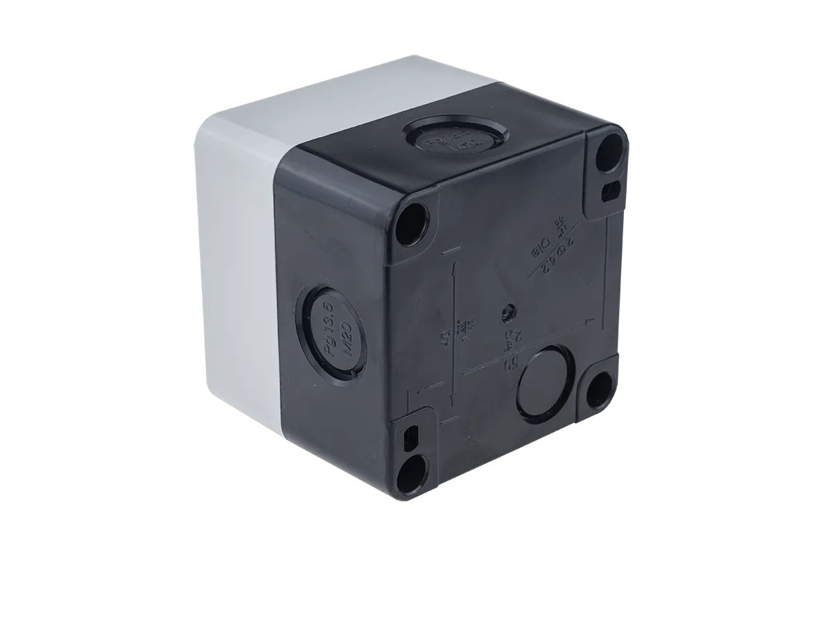 Корпус кнопочного поста, 1 место, серый, IP54