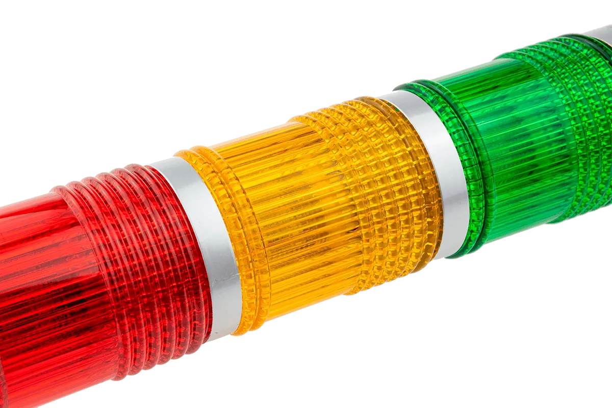 Светосигнальная колонна с зуммером, 24В AC/DC