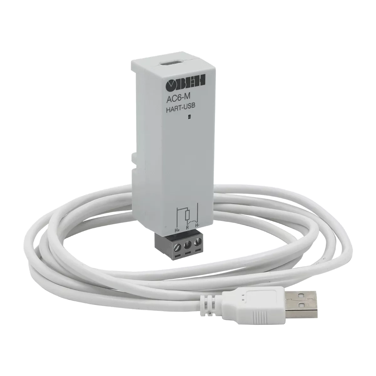 АС6-М преобразователь интерфейсов (модем) HART-USB для связи датчика с персональным компьютером