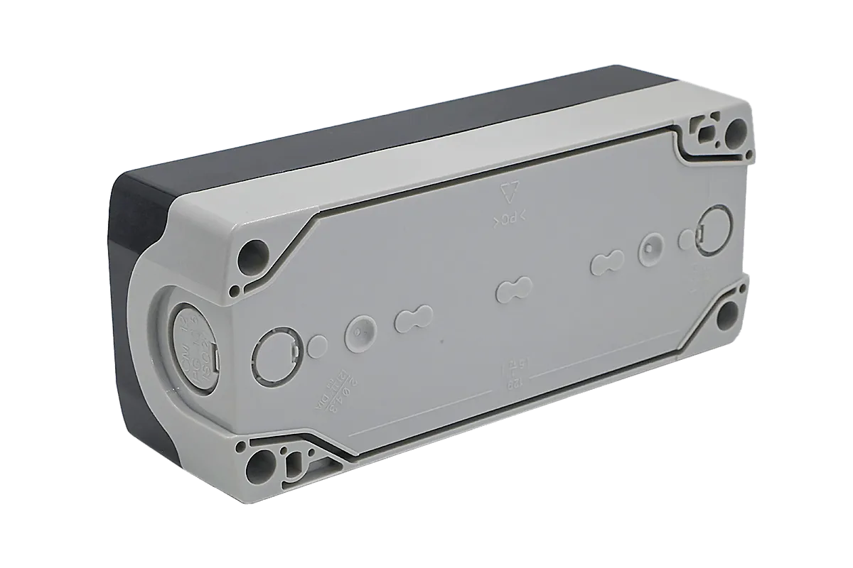 Корпус кнопочного поста, 4 места, серый, IP67