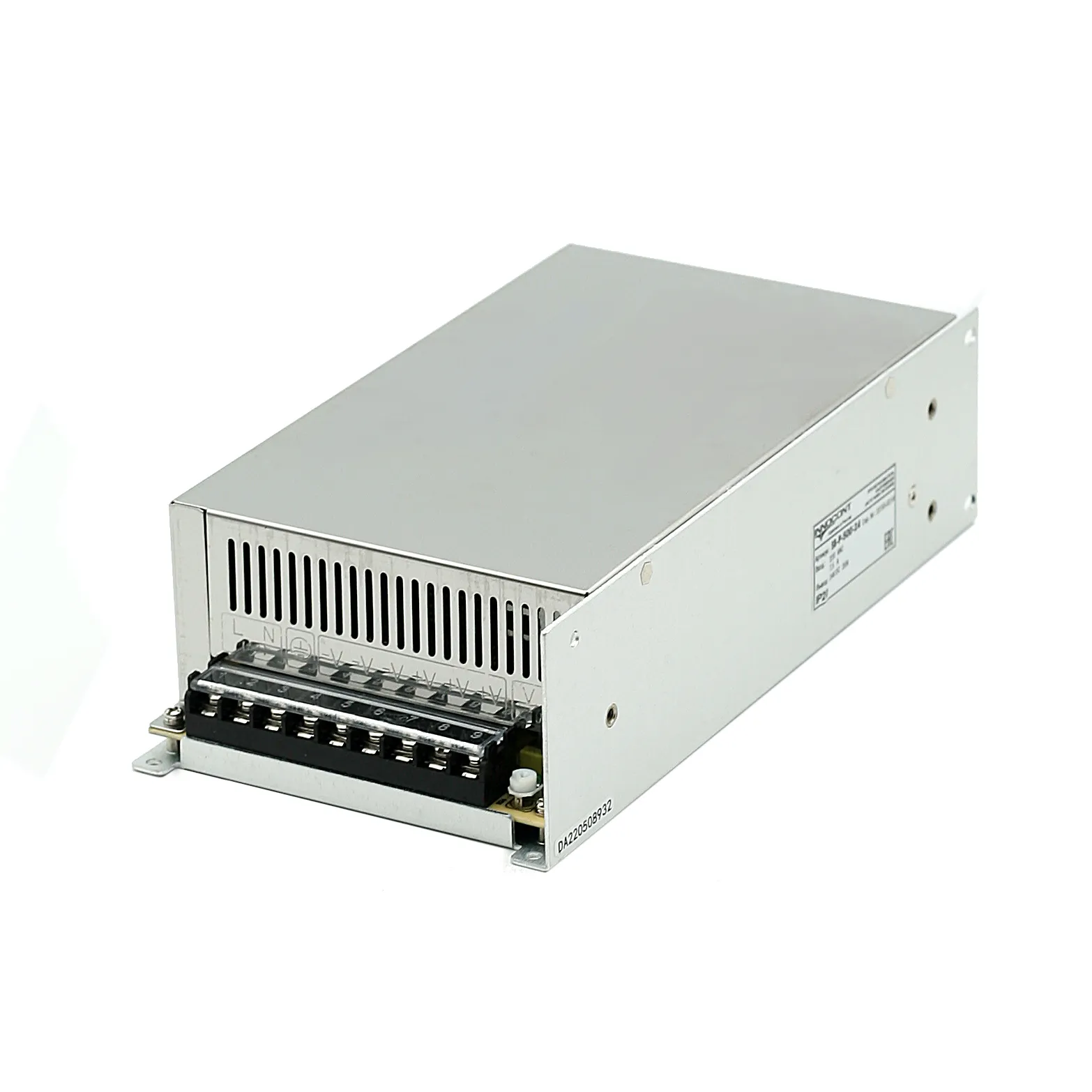 INNOCONT Блок Питания. Вход: 220VAC, 5А, выход: 480W, 12VDC, 40A, -10 +50С, IP20, типы защиты: КЗ, перегрузка, перенапряжение SB-P-500-24