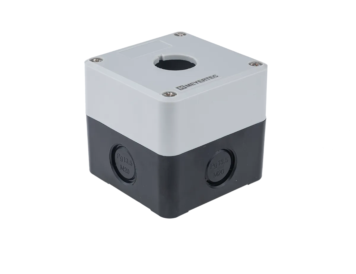 Корпус кнопочного поста, 1 место, серый, IP54