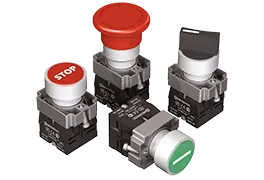 Кнопки, переключатели, джойстики, лампы в металлическом исполнении IP65 MTB2-B