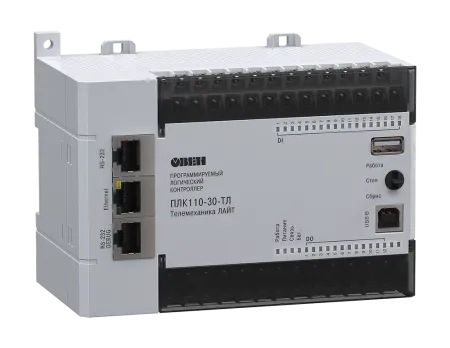 ПЛК110-30-ТЛ [М02] ОВЕН контроллер для диспетчеризации и телемеханики