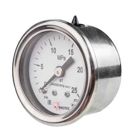 Манометры виброустойчивые ДМ8008-ВУф исп 1 ОШ d.40 (Диаметр: 40 мм)