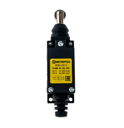 Выключатель концевой, IP65, ролик горизонтальный нажимной