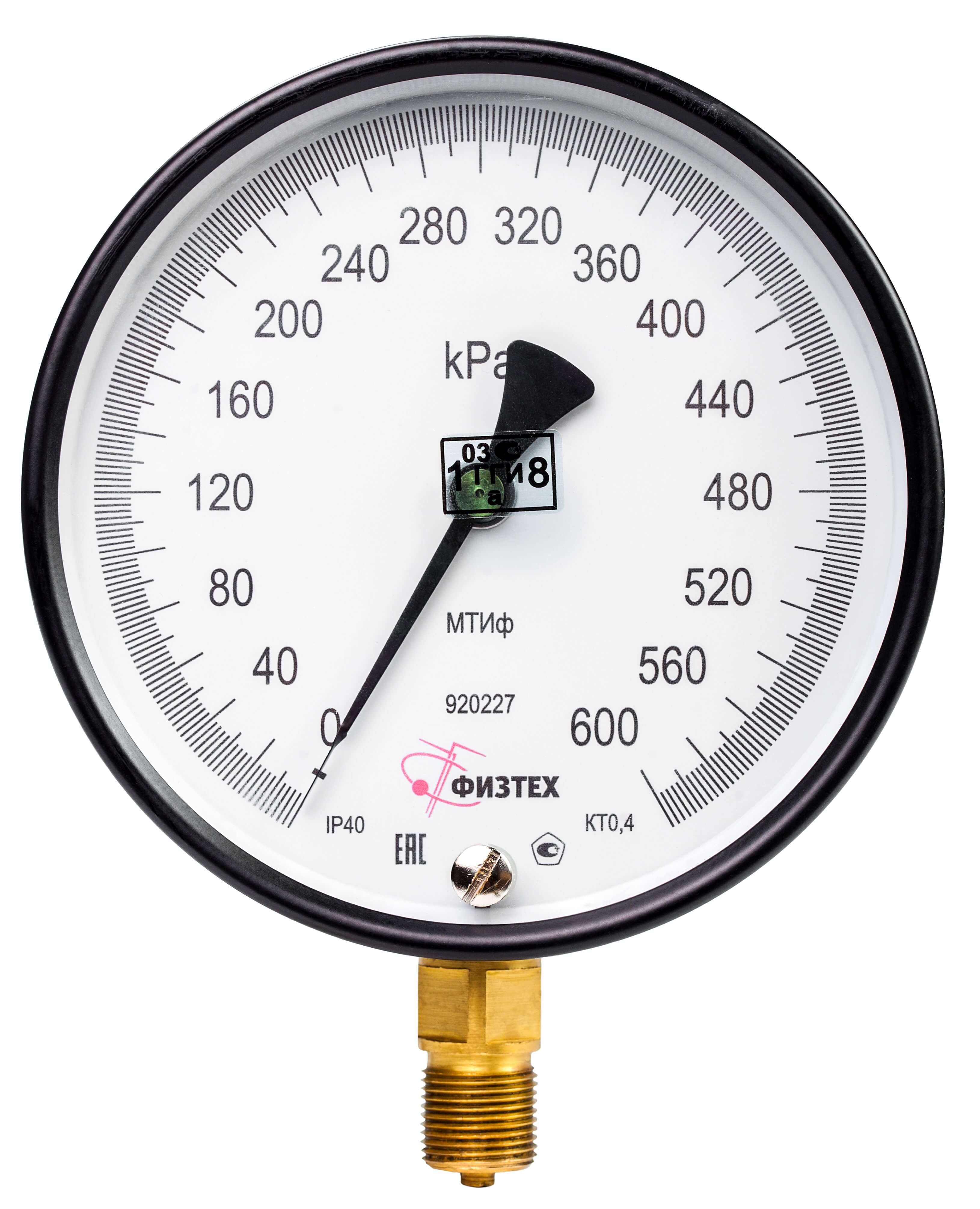 Вакуумметры, мановакуумметры, манометры точных измерений ВТИф, МВТИф, МТИф кт.0,4 Корр."0"