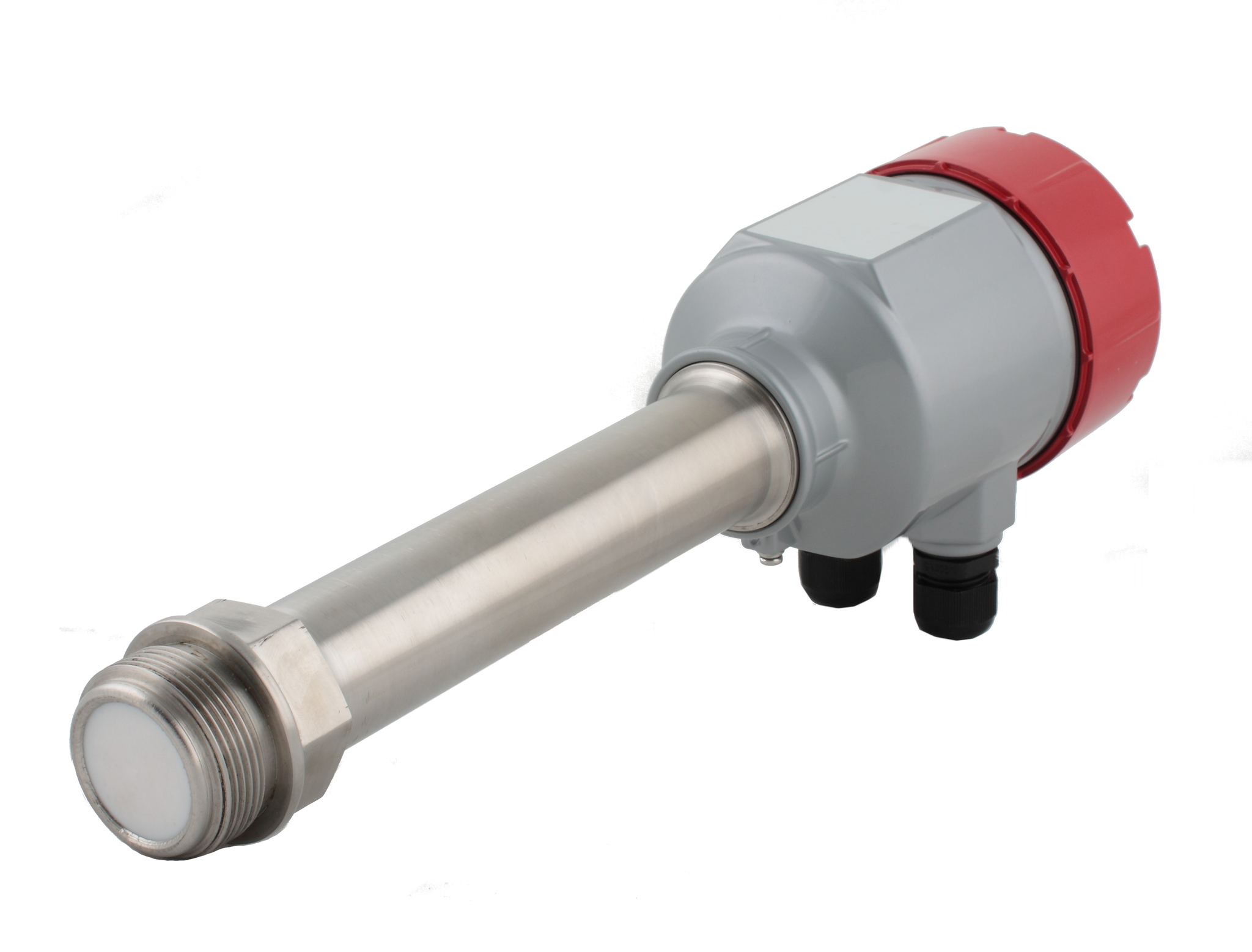 Микроволновый сигнализатор потока сыпучих материалов в алюм. корпусе, зона действия до 1,2 м, -40 +250 С, Pmax=25 bar, 30-250 VAC - 20-35 VDC, IP 67, соединение- резьба G 1 1/2", нерж. сталь 304, 2 кабельных ввода, выход- реле DPDT, регулир. задержка сигн