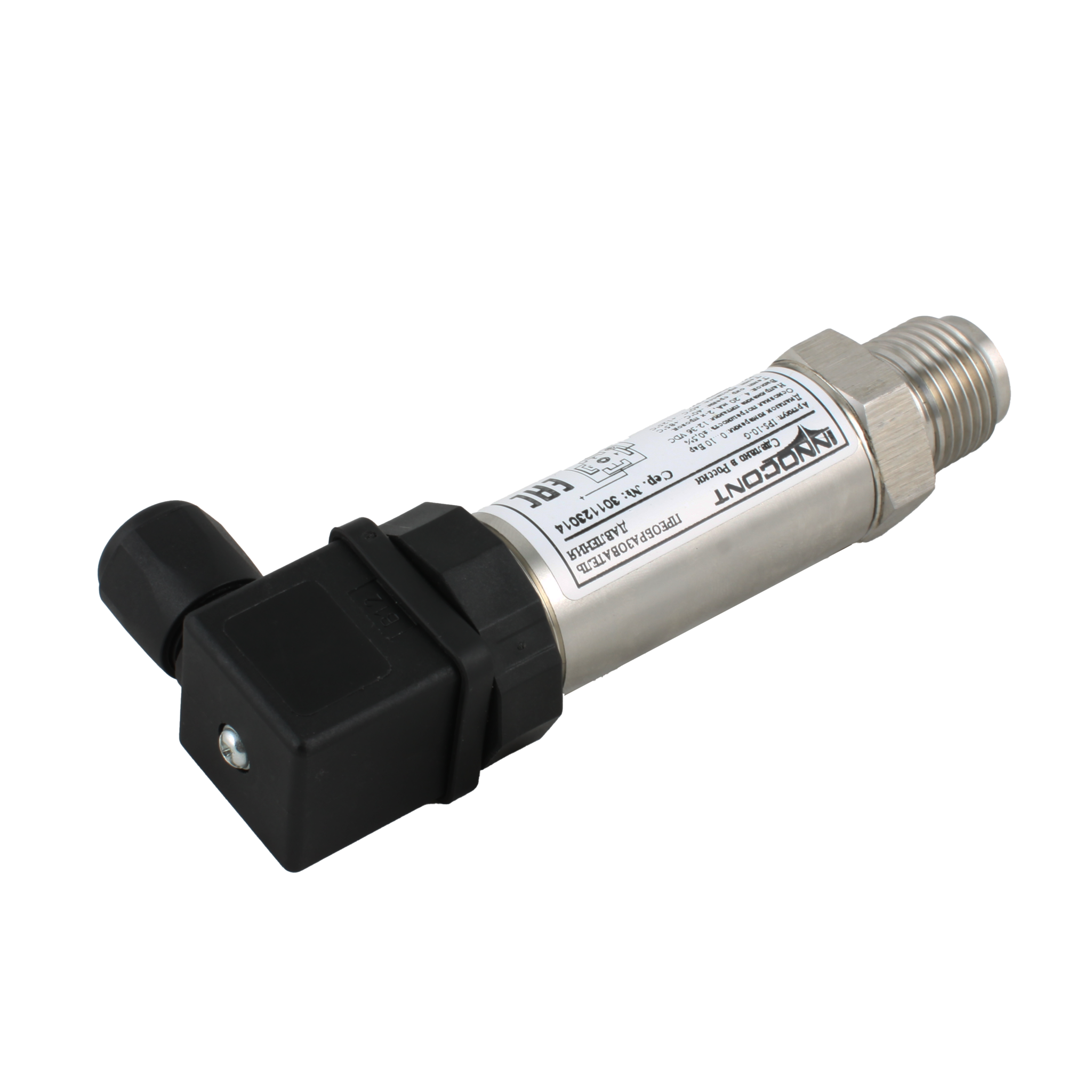 Преобразователь давления IPS-1-G, диапазон 0...1 бар, точность 0,5%, -40 +125 С, 12-36 VDC, IP65, разъем DIN