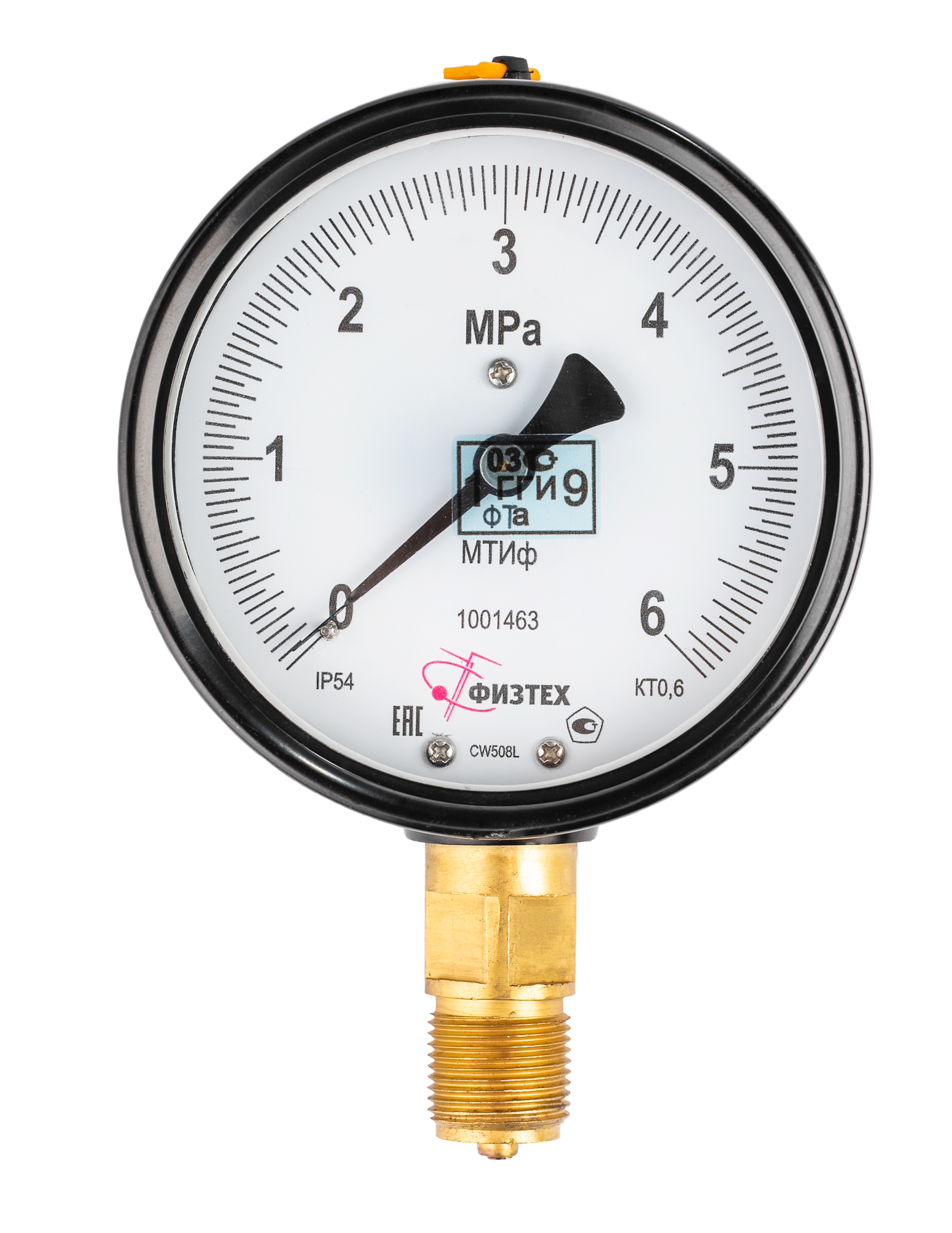 Вакуумметры, мановакуумметры, манометры точных измерений ВТИф, МВТИф, МТИф d.100 Без корр."0"